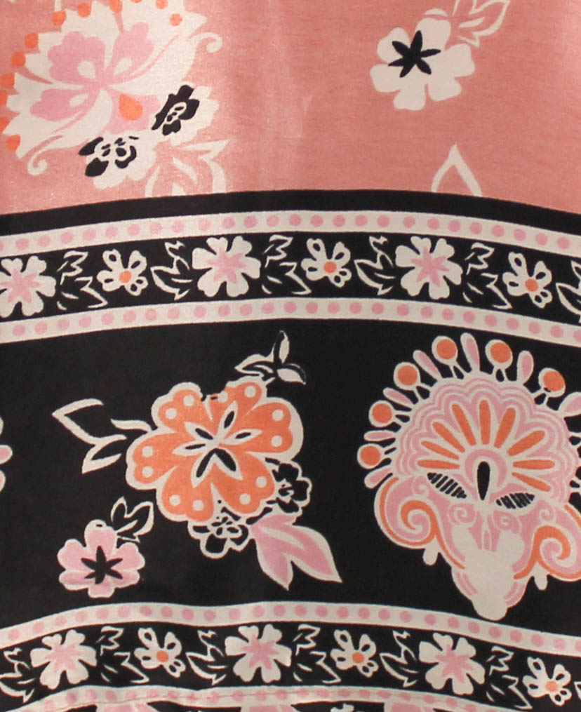 Woonie Sleeveless Printed Set-Pink