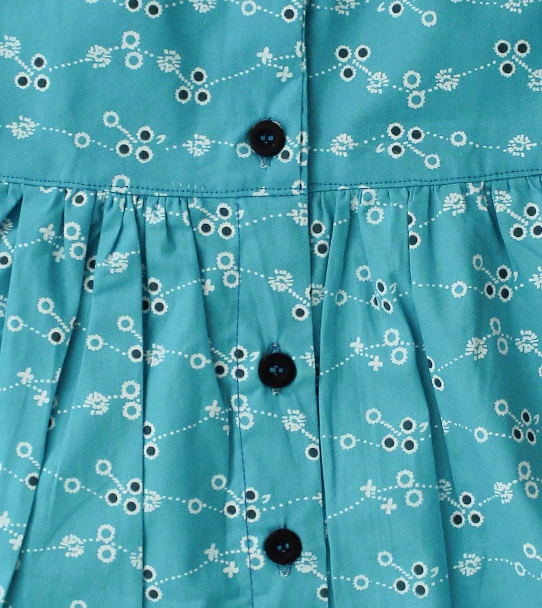 Woonie Sleeveless Printed Top With Pant - Blue