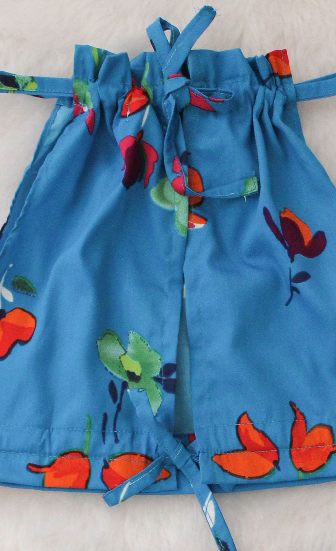 Woonie Stylish Top With Shorts-Blue