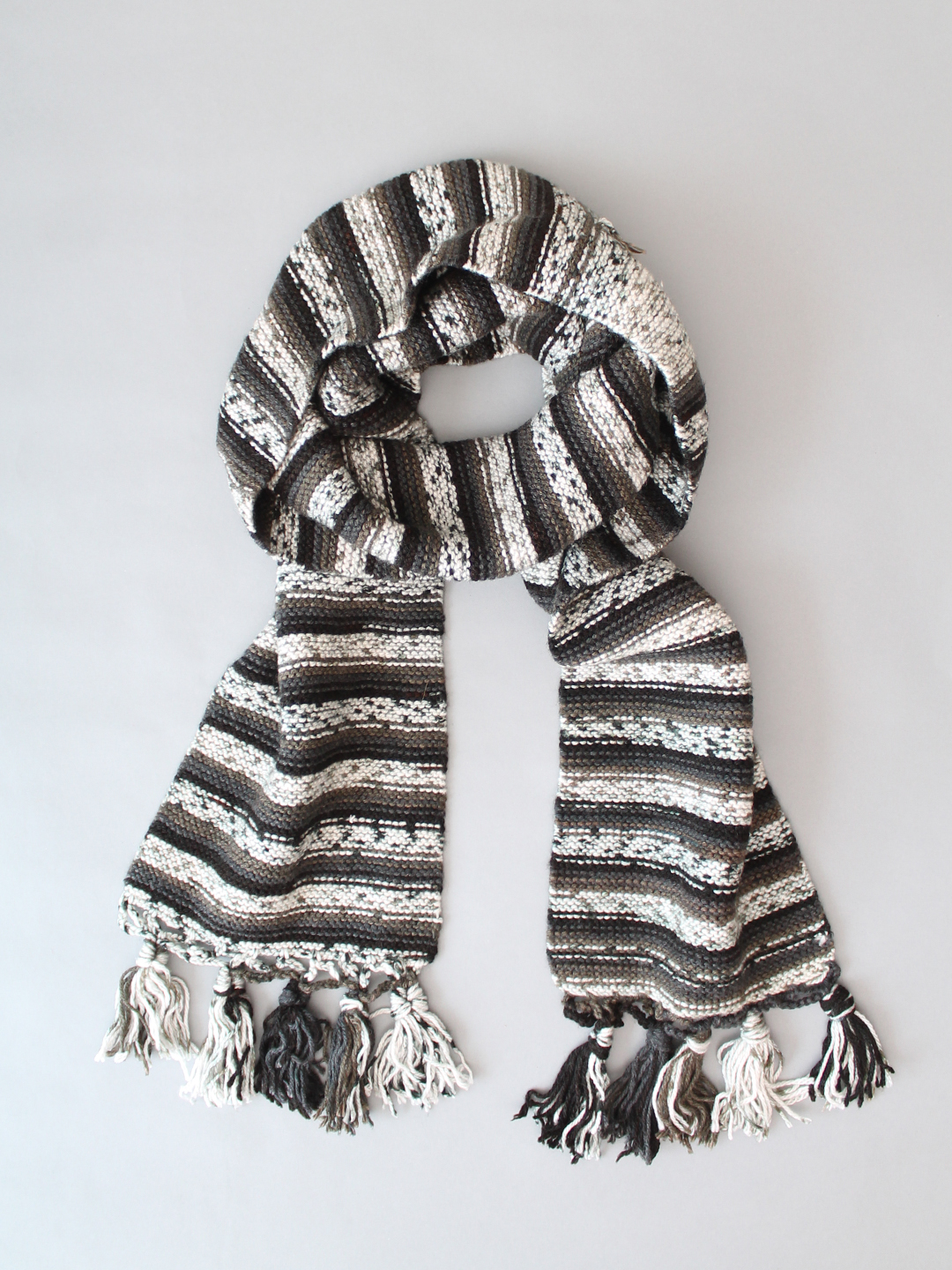 Hand Knitted Muffler for Pregnant Ladies - Earthy tones