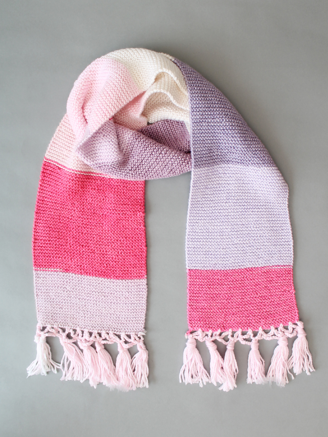 Hand Knitted Winter Muffler for Women - Multi
