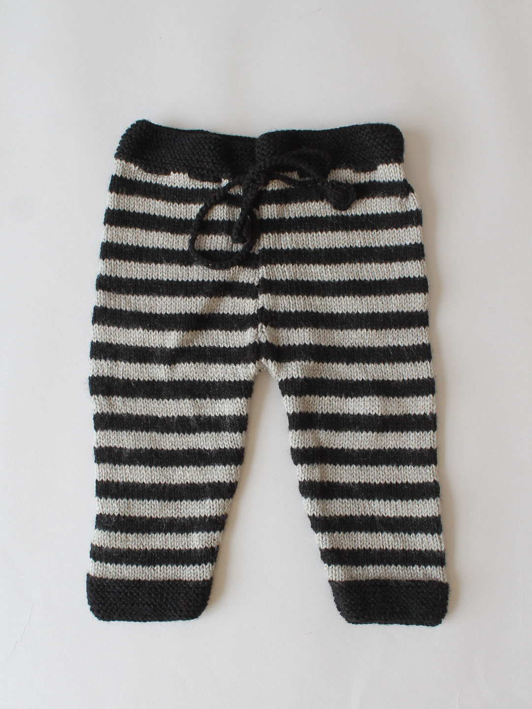 Handknitted Collared Sweater with Pants Cap and Socks - White