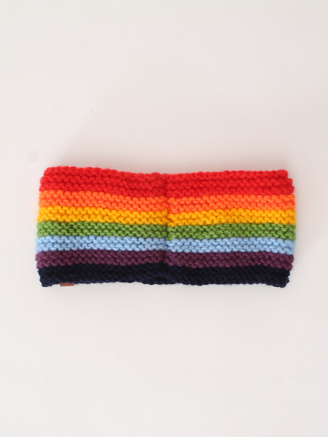 Handknitted Rainbow Winter Headband for Women - Multi