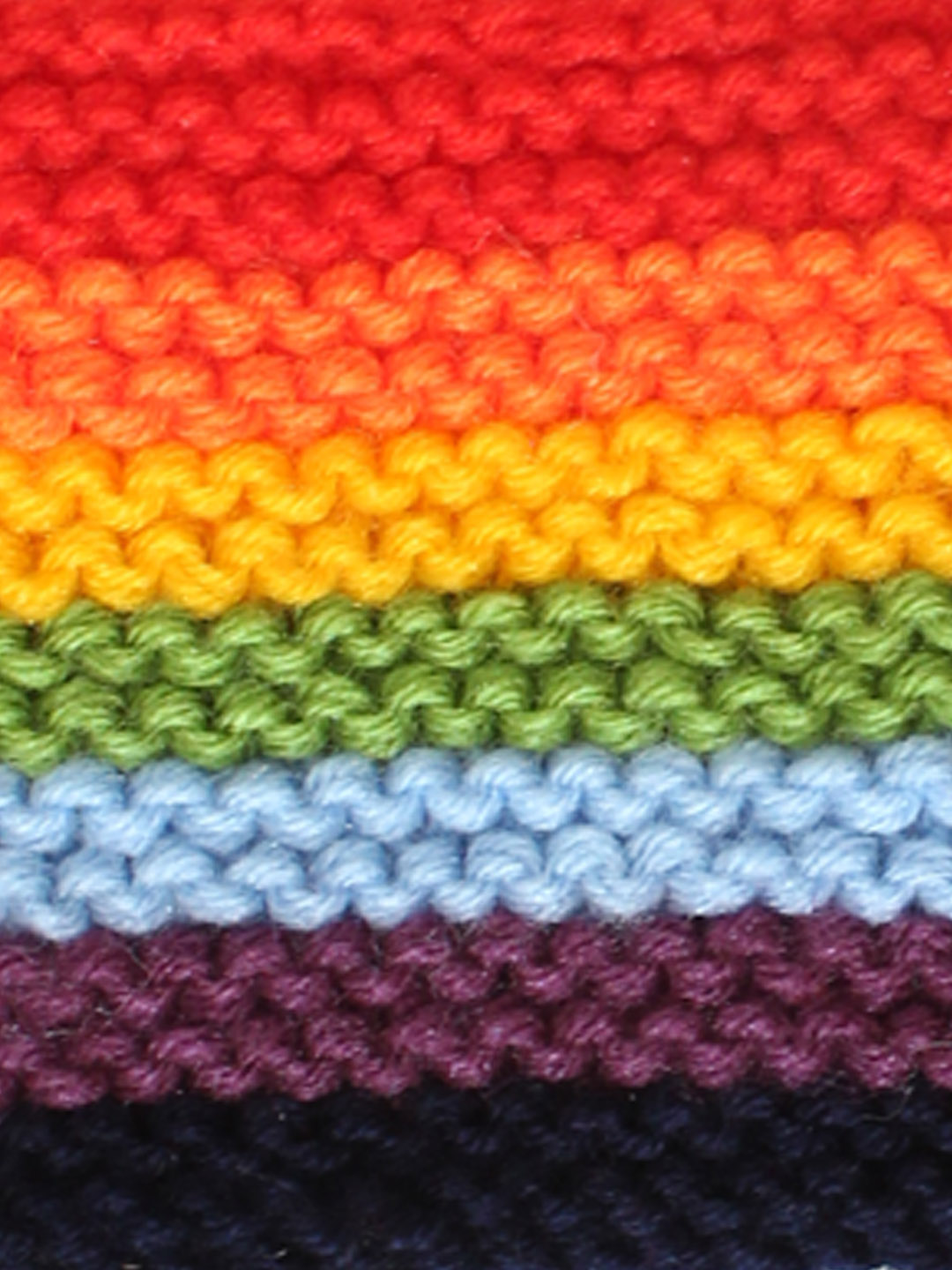 Handknitted Rainbow Winter Headband for Women - Multi