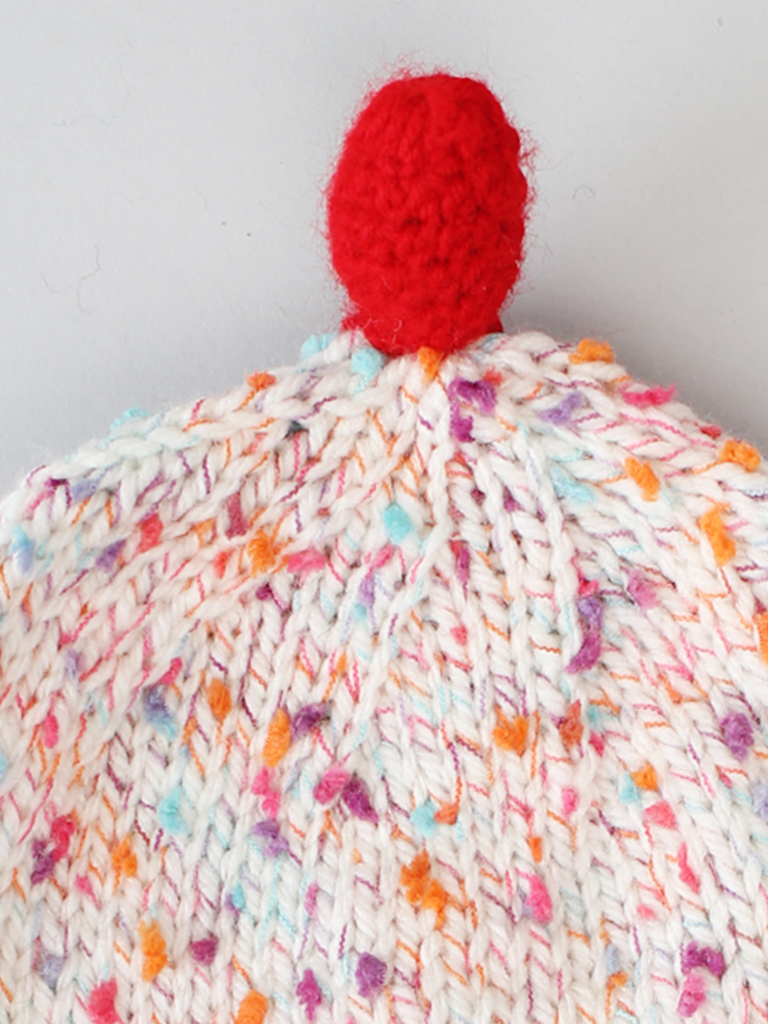 Ice Cream Beanie with Cherry on Top for Kids - Multi
