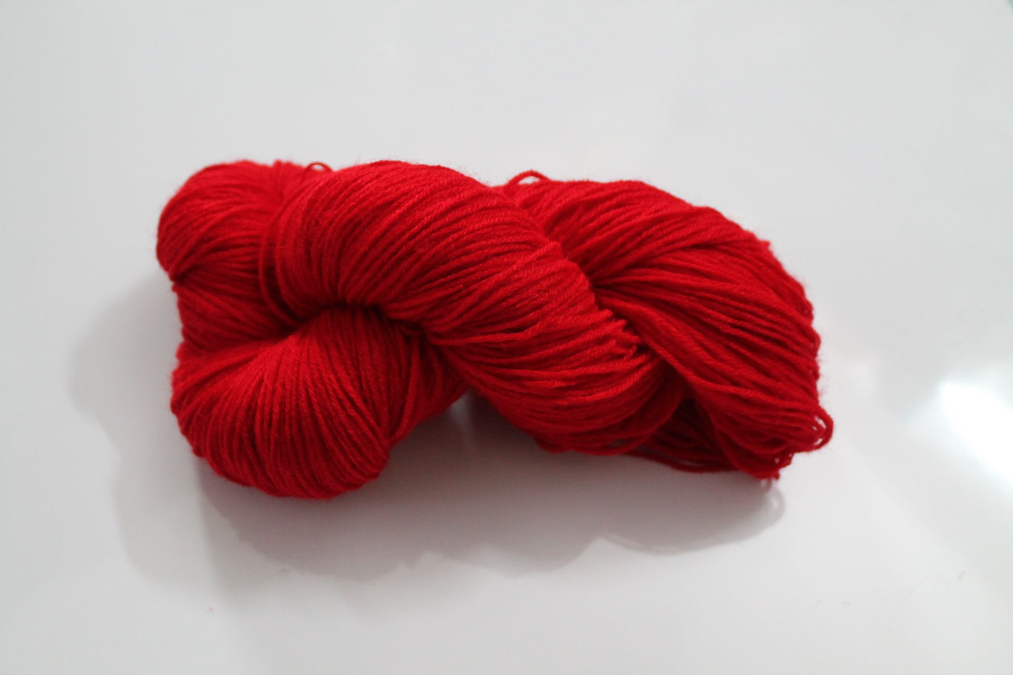 Oswal Knitplus 4 Ply Acrylic Woolen Yarn - Red