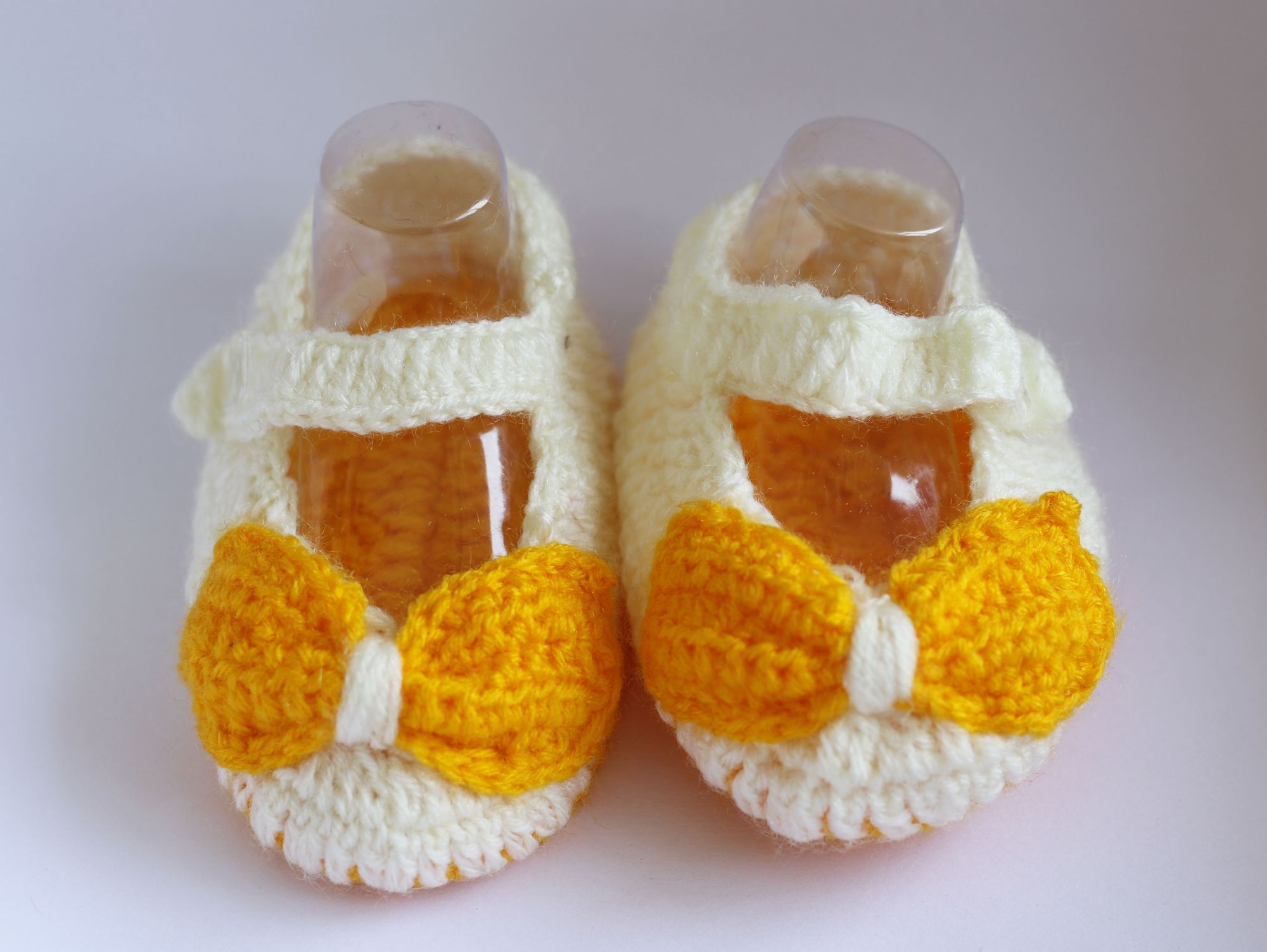 Woonie Handmade Yellow Booties