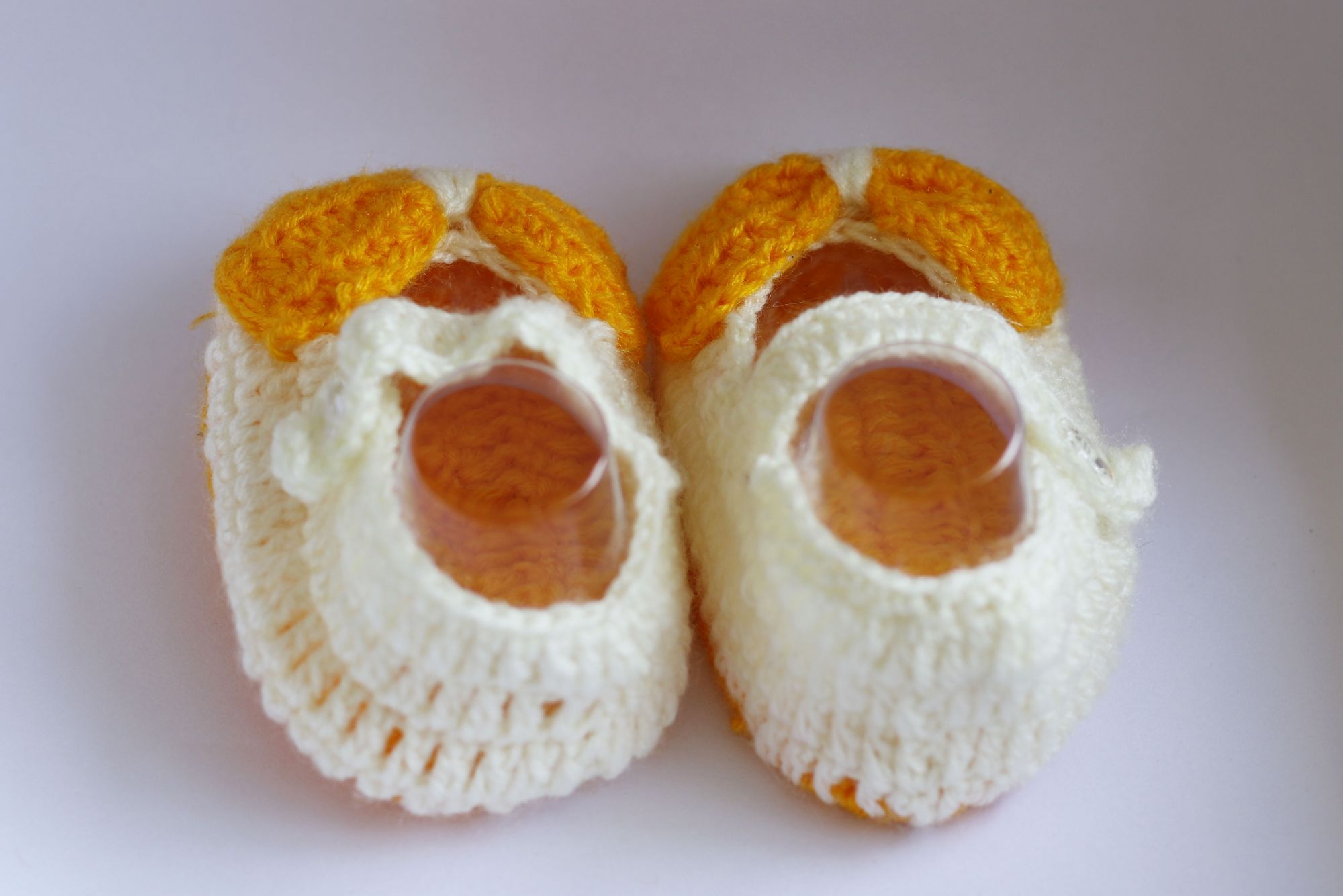 Woonie Handmade Yellow Booties