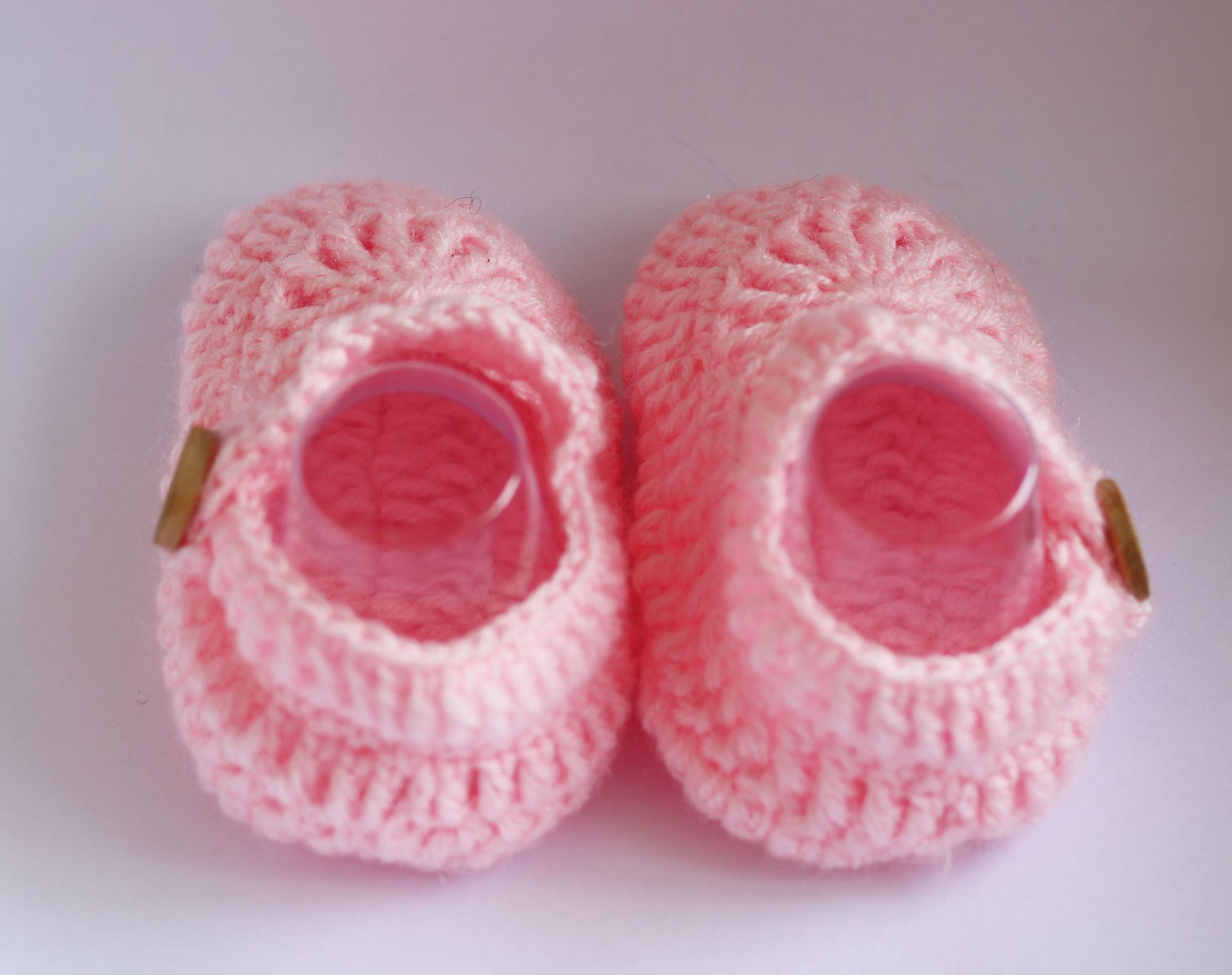 Woonie Handmade Pink Booties