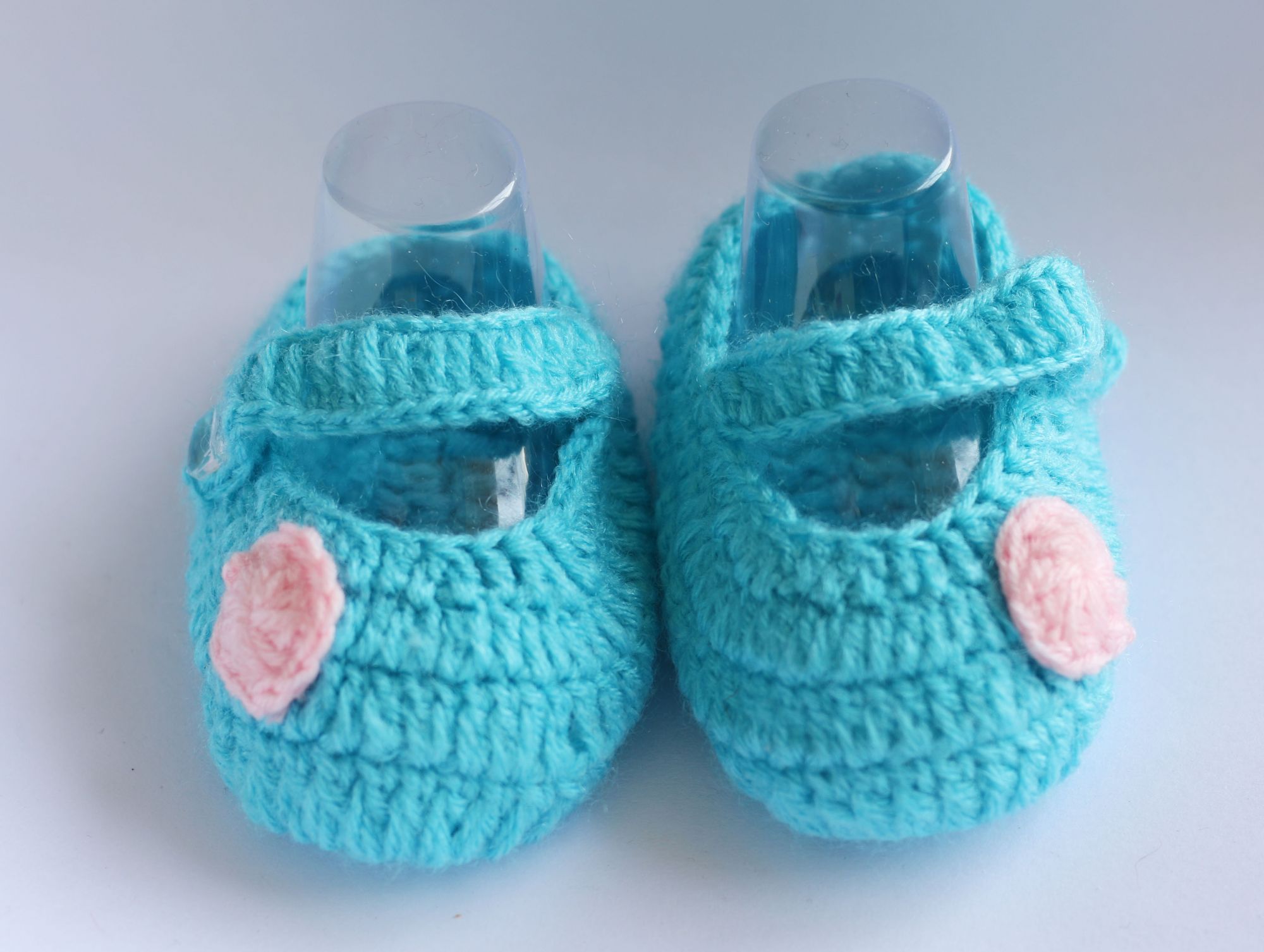 Woonie Handmade Blue Booties