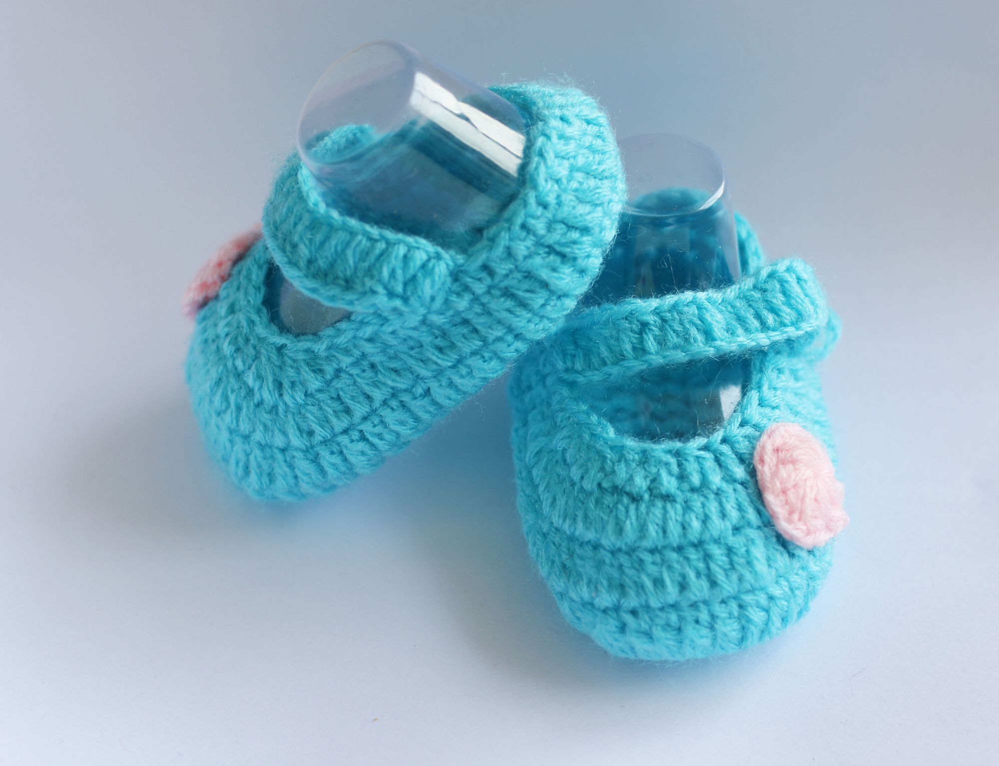 Woonie Handmade Blue Booties