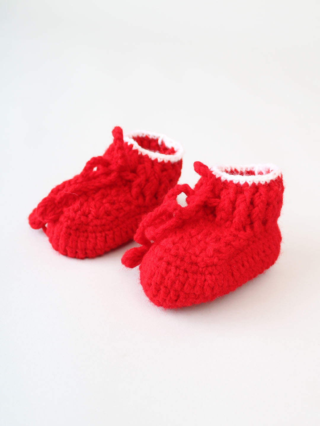 Infant Ribbed Sweater and Pants Set with Cap & Boots - Red