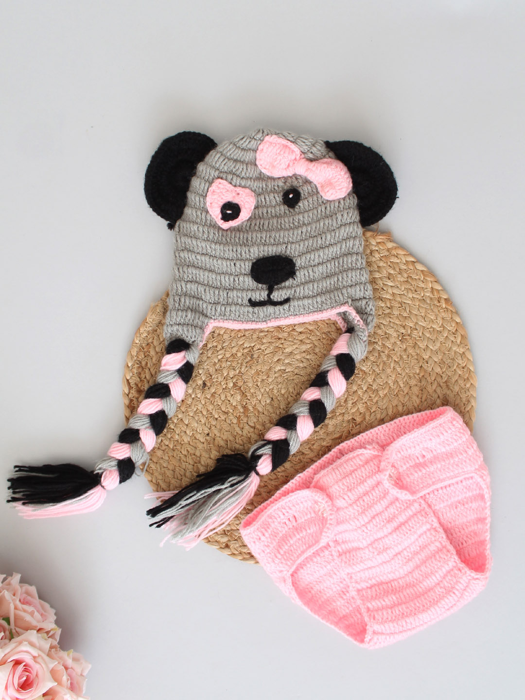 Kitty Design Infant Photography Prop - Grey Newborn Props