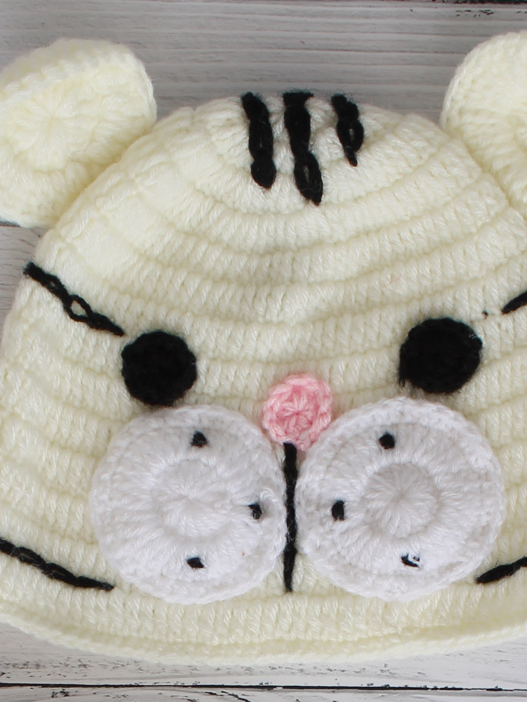 Kitty Design Newborn Shoot Props - Cream Animal Photo Props