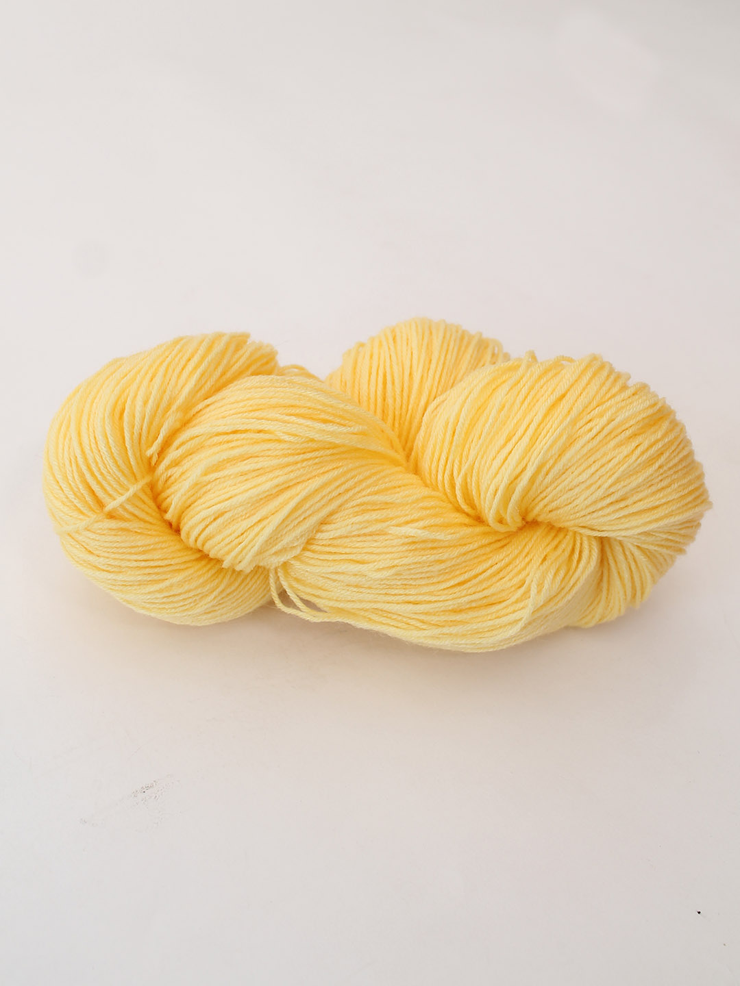 Ganga Knitter Special 4 Ply Acrylic Yarn - Yellow - Shade 203