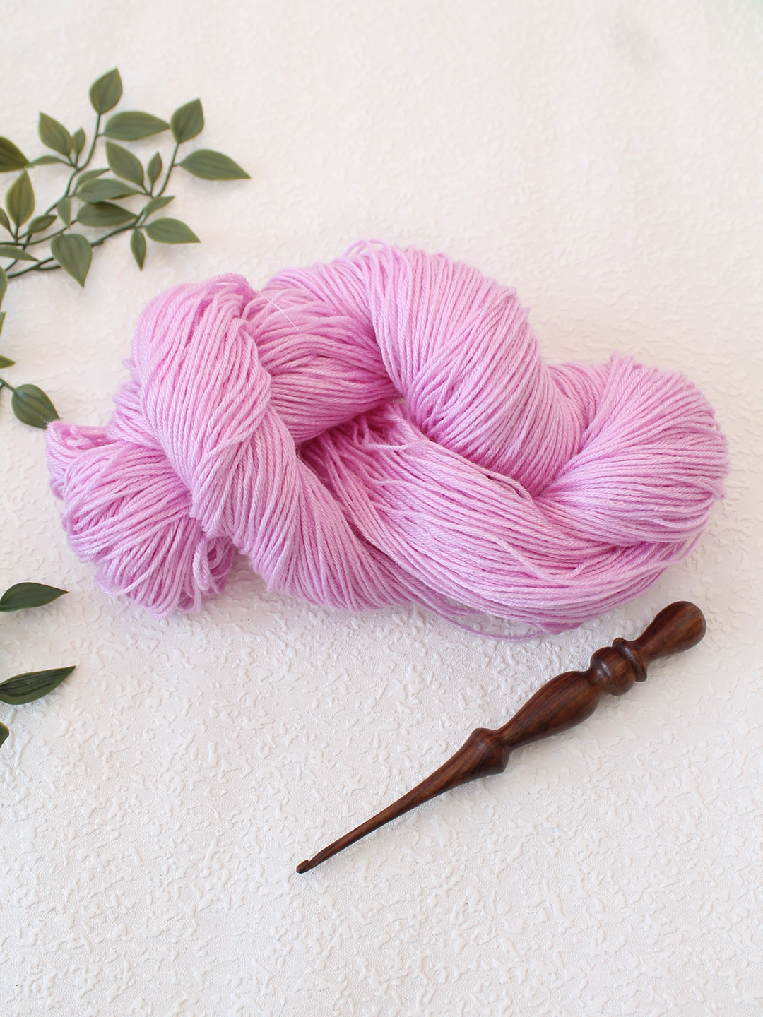 Ganga Knitter Special 4 Ply Acrylic Yarn - Purple - Shade 222