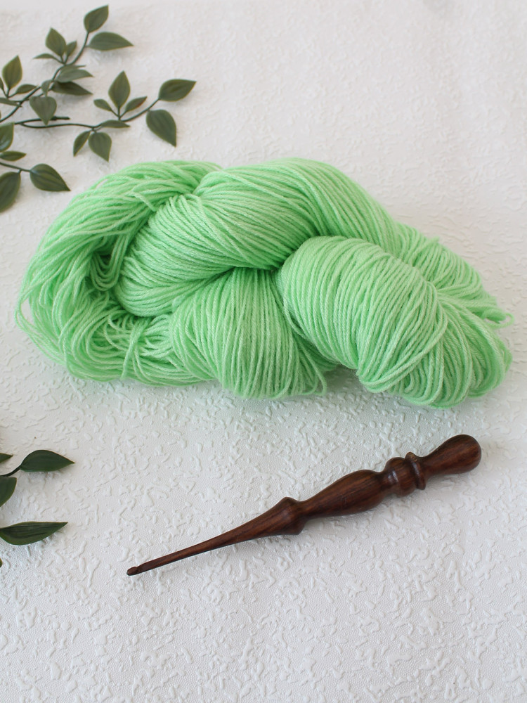 Image of Ganga Knitter Special 4 Ply Acrylic Yarn - Light Green - Shade 233