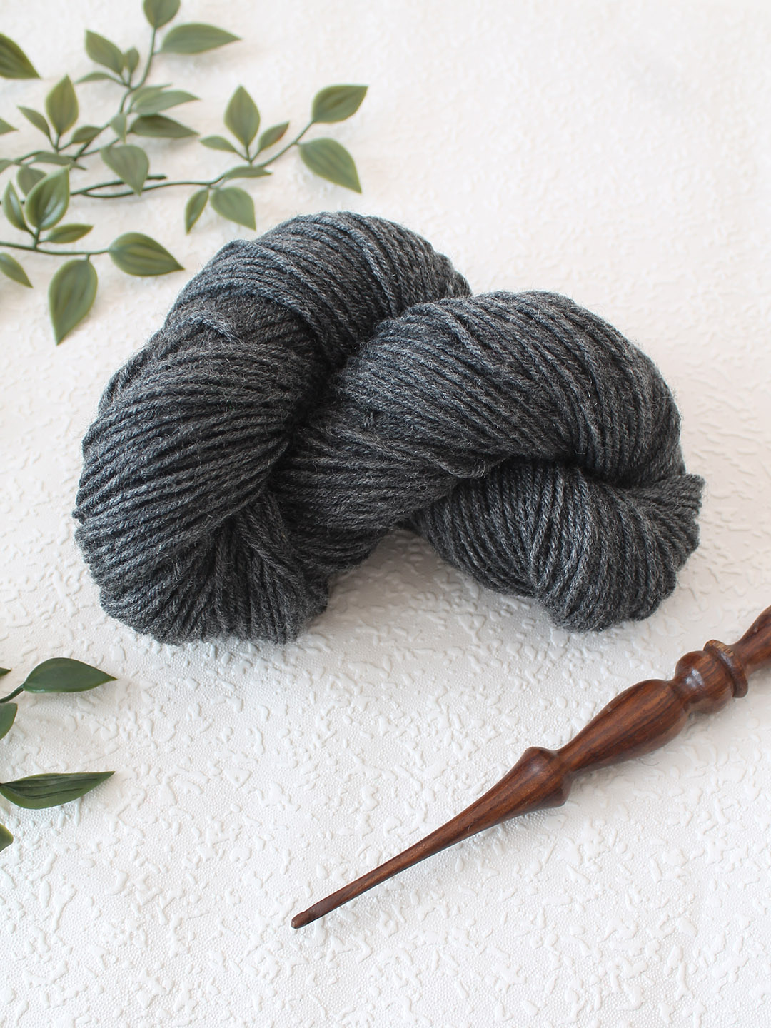 Ganga Knitter Special 4 Ply Acrylic Yarn - Dark Grey - Shade 253