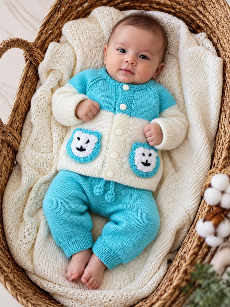 Image of Baby Bliss Sweater &amp; Pant Set