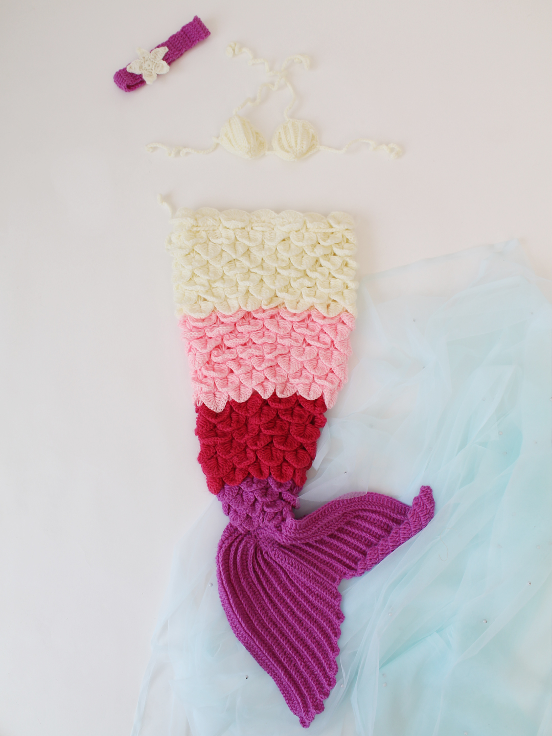 Mermaid Birthday Photoshoot - Multi New Born Photo Props