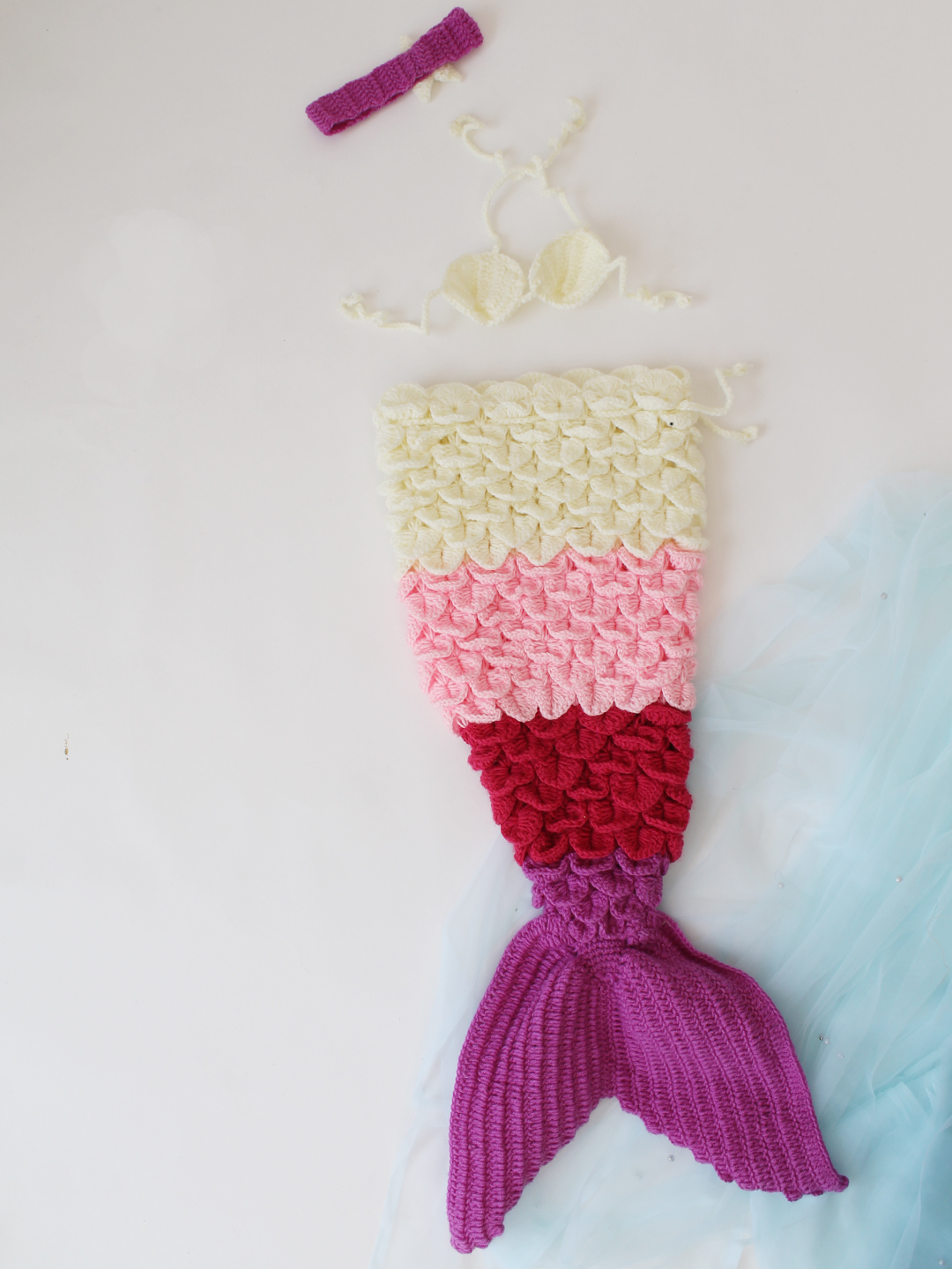 Mermaid Birthday Photoshoot - Multi New Born Photo Props