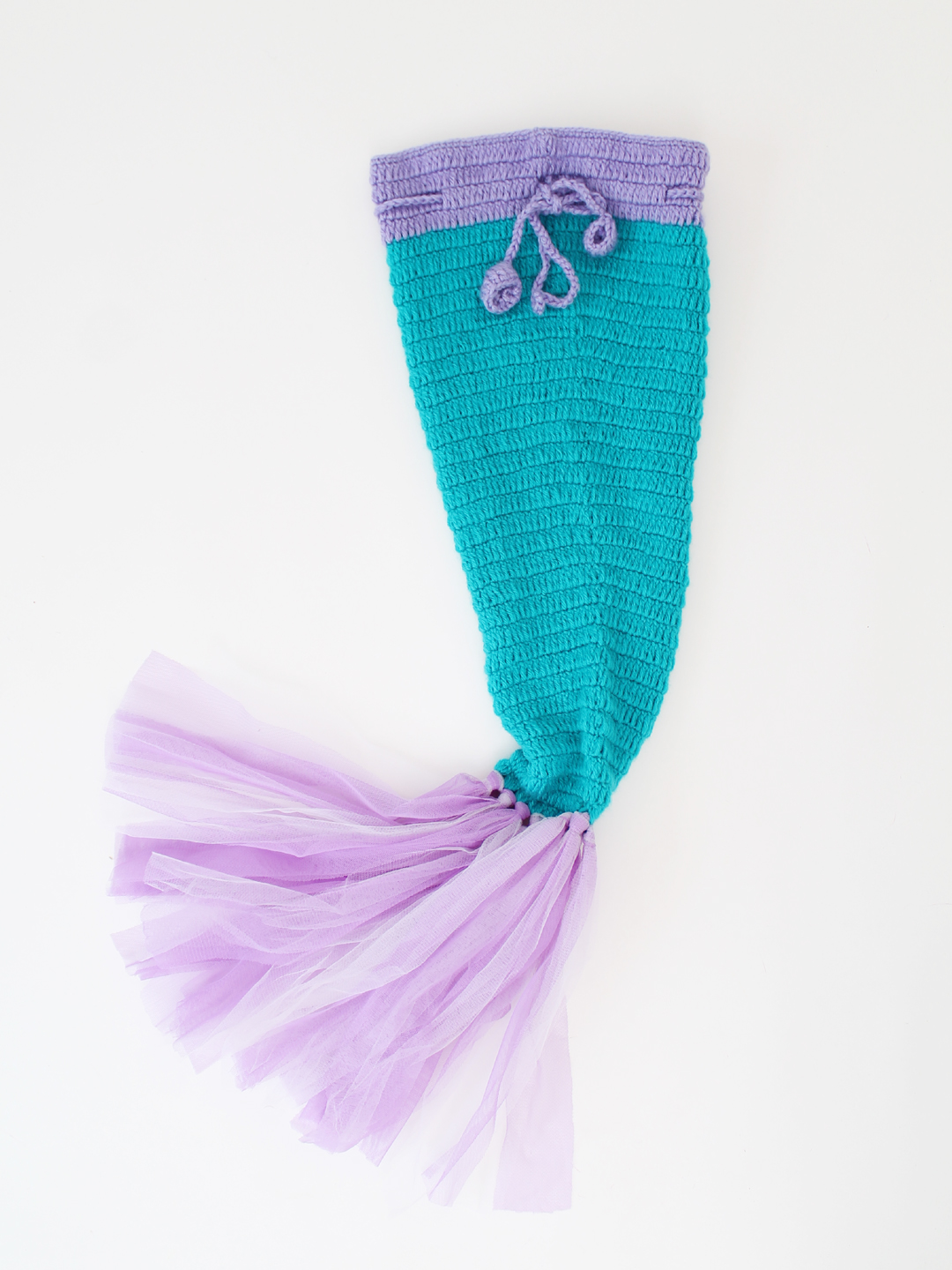 Mermaid Tail Photo Prop Costume Set - Green Newborn Props