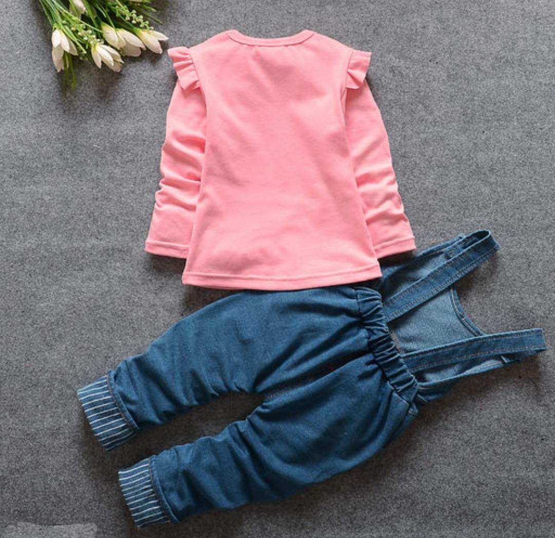 Mickey Dungaree Set