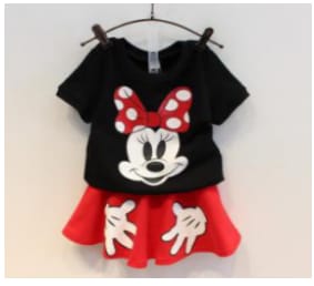 Mini Mouse Skirt Set