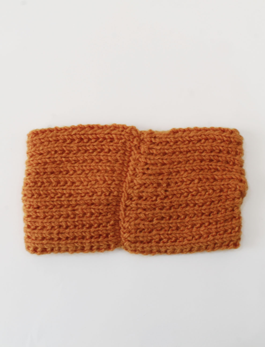 Velvery Handmade Womens Cable Design Headband-Brown