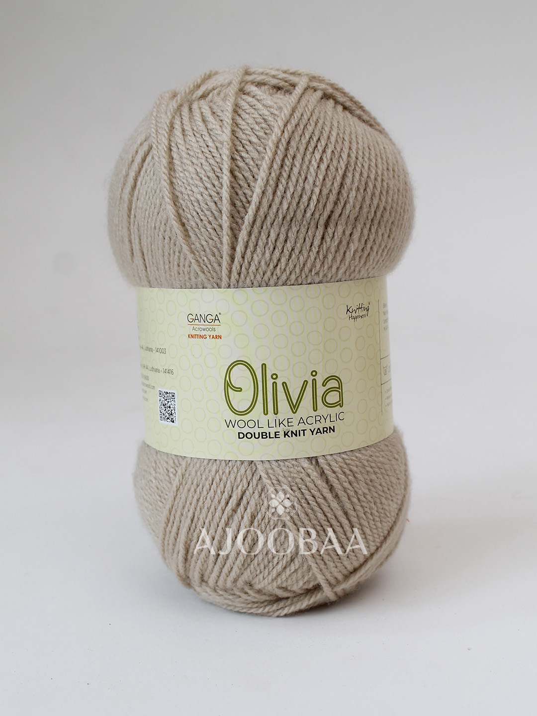 Ganga Olivia 100 grams - Shade OLV003 - Beige