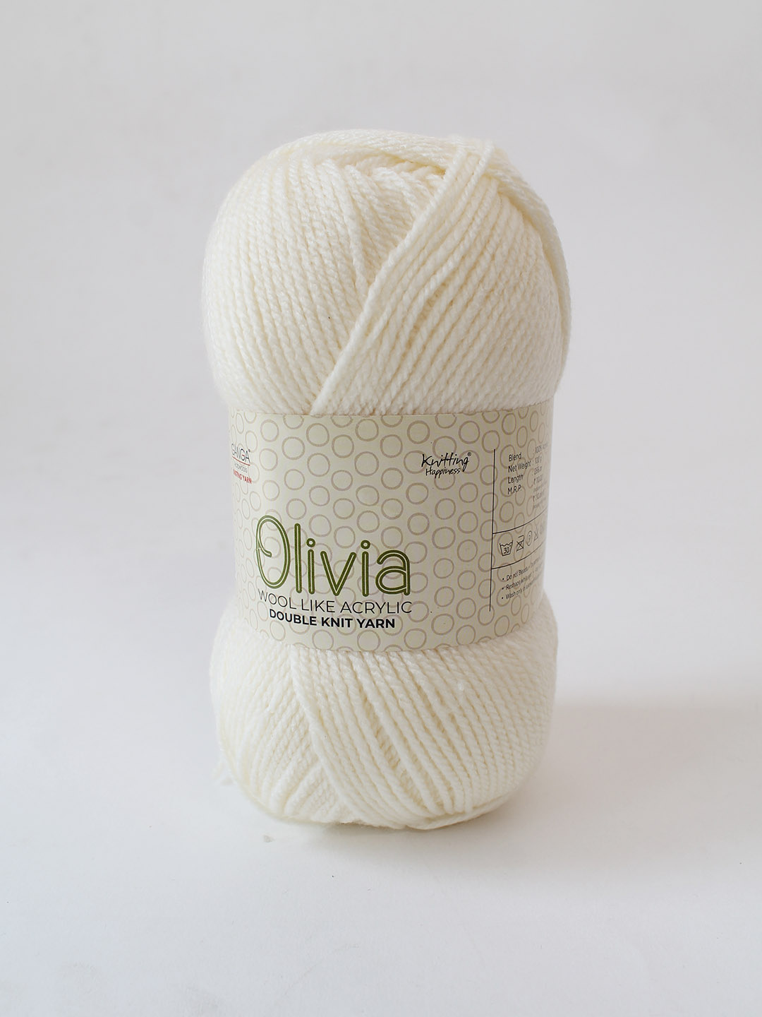 Ganga Olivia 100 grams - Shade OLV011 - Cream