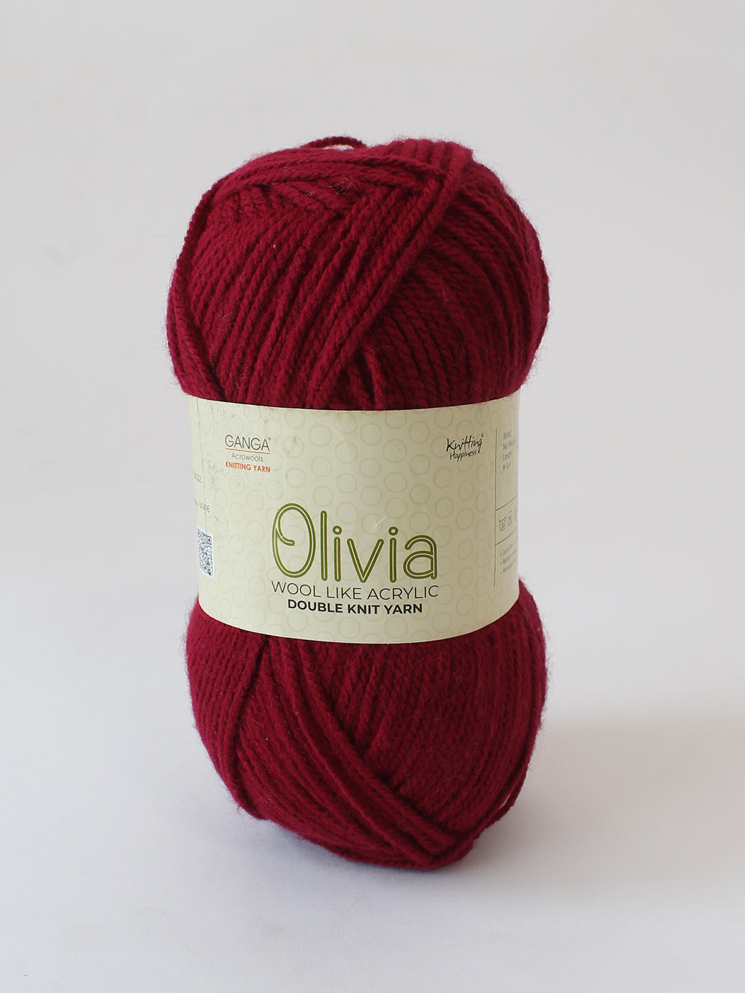 Ganga Olivia 100 grams - Shade OLV012 - Crimson