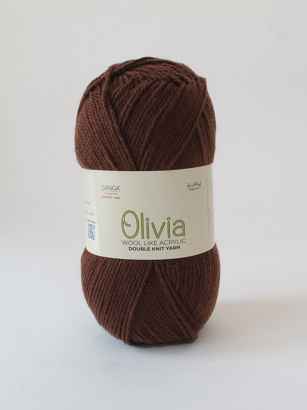 Ganga Olivia 100 grams - Shade OLV014 - Chocolate