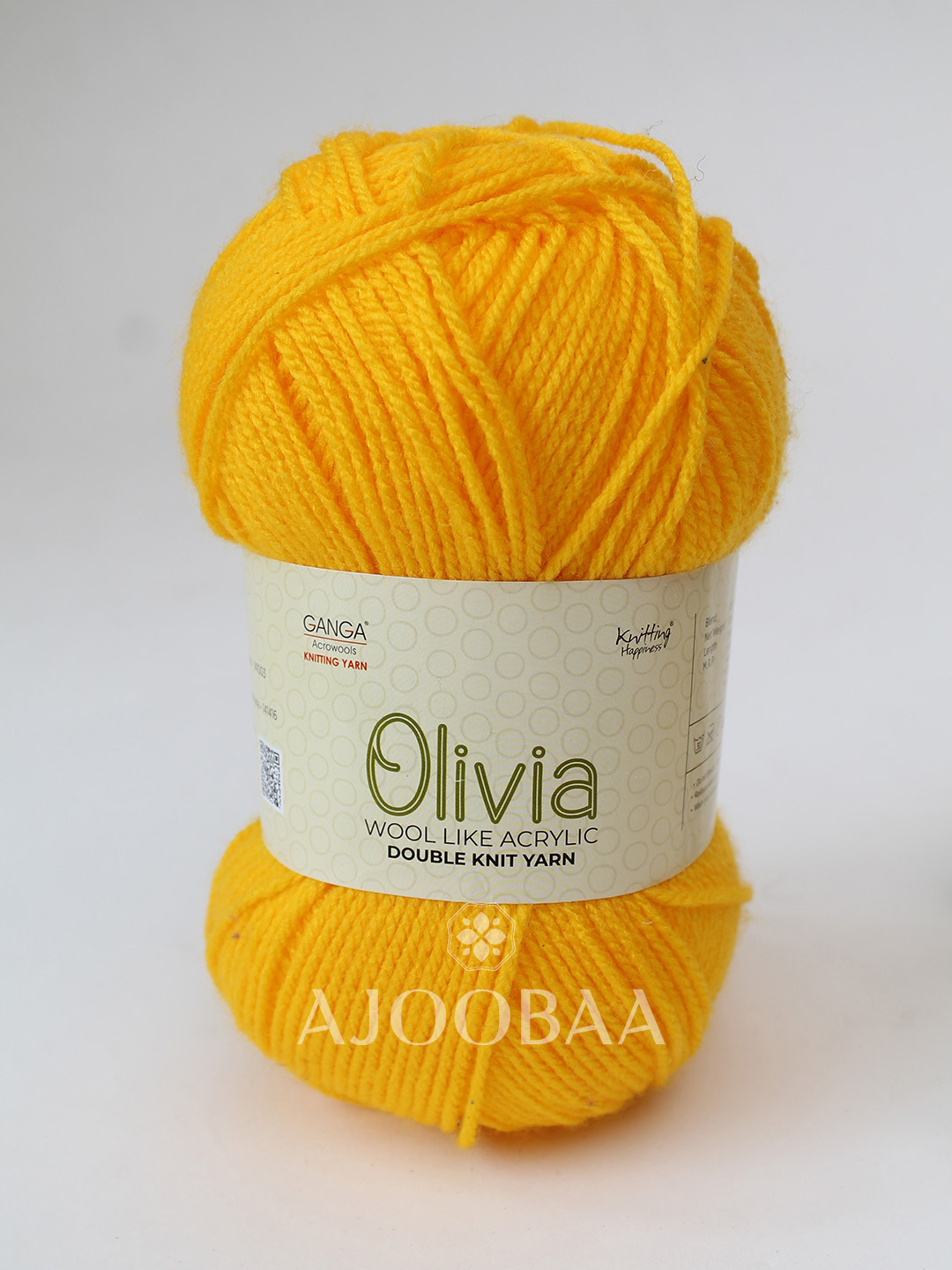 Ganga Olivia 100 grams - Shade OLV015 - Sun Yellow