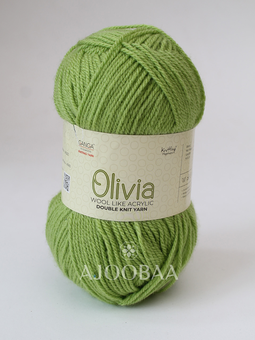 Ganga Olivia 100 grams - Shade OLV016 - Light Green