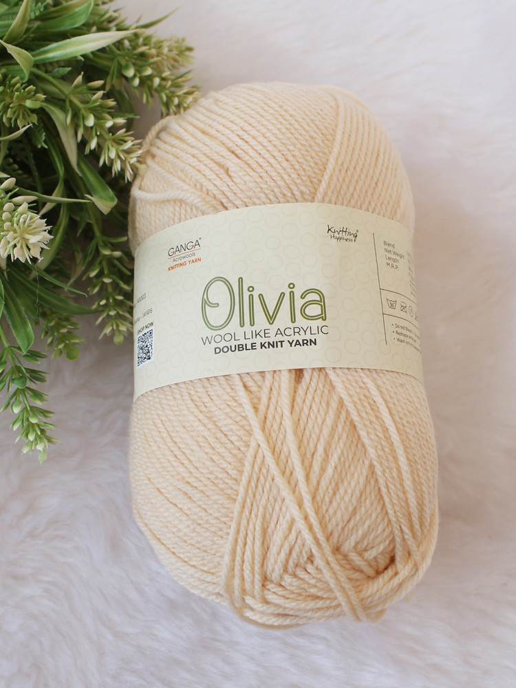 Image of Ganga Olivia 100 grams - Shade OLV020 - Butter