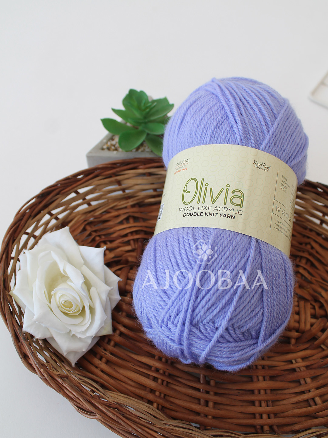 Ganga Olivia 100 grams - Shade OLV021 - Lavender