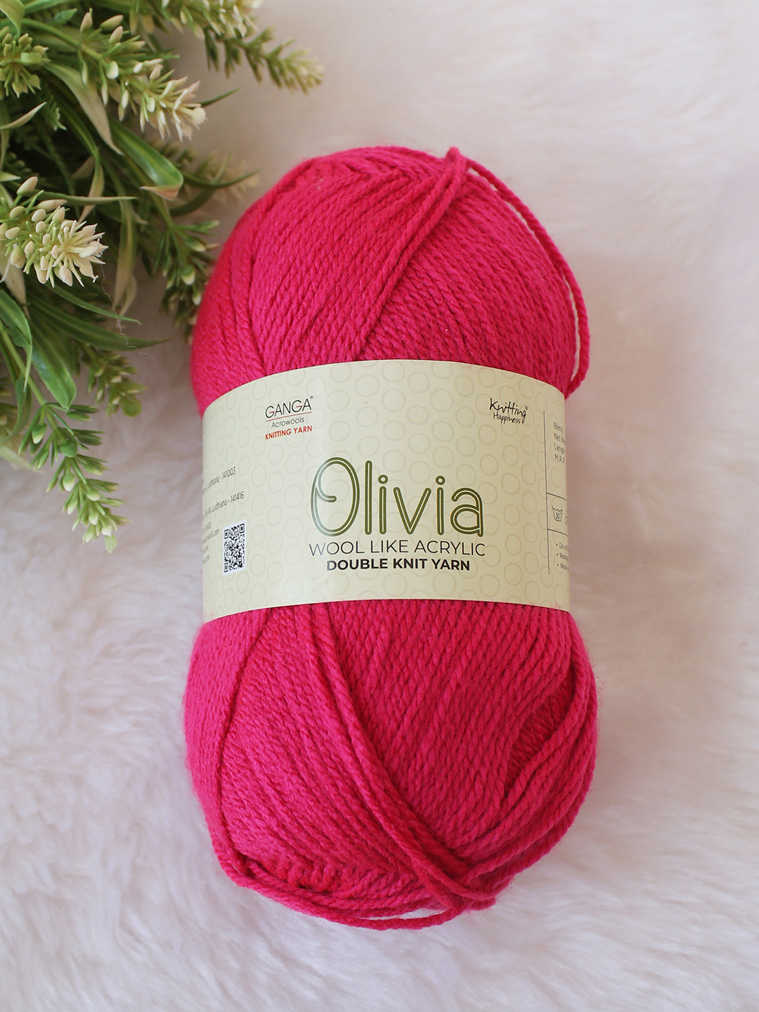 Ganga Olivia 100 grams - Shade OLV026 - Pink Pop