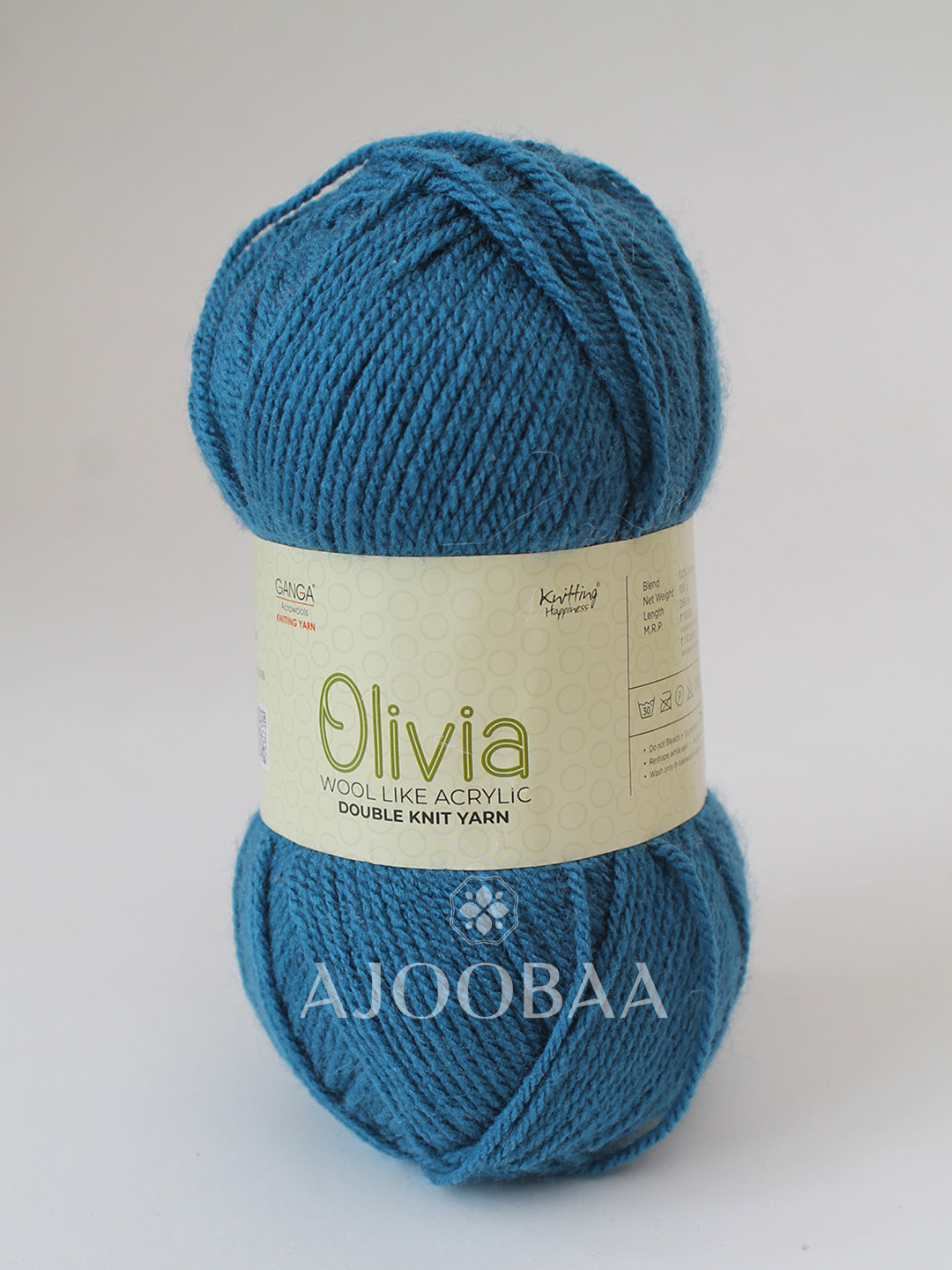 Ganga Olivia 100 grams - Shade OLV034 - Teal