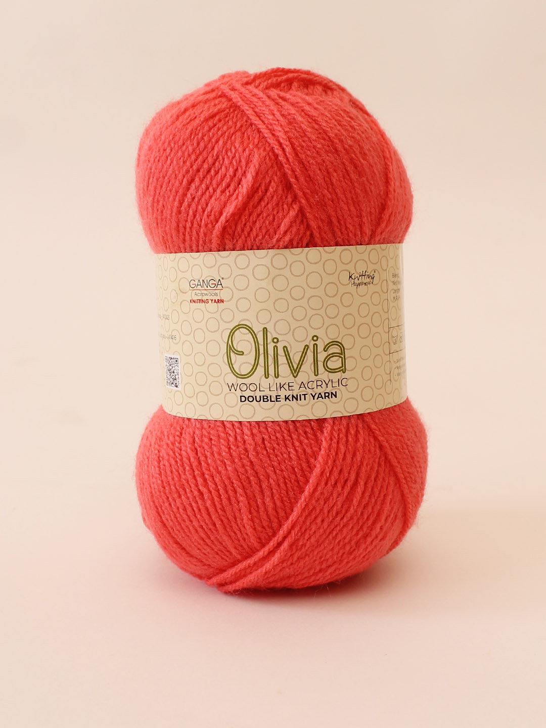 Ganga Olivia 100 grams - Shade OLV035 - Living Coral