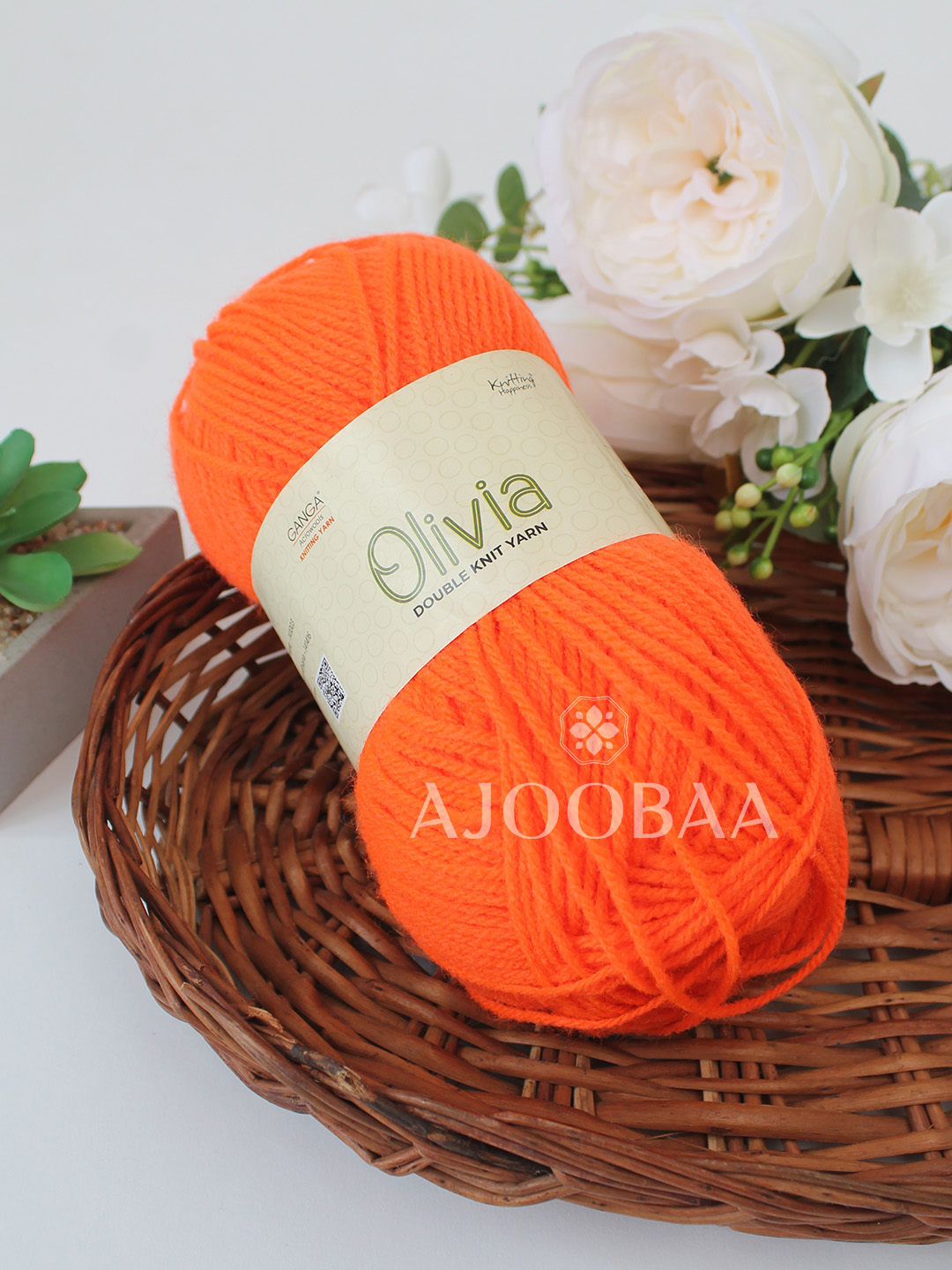 Ganga Olivia 100 grams - Shade OLV036 - Orange