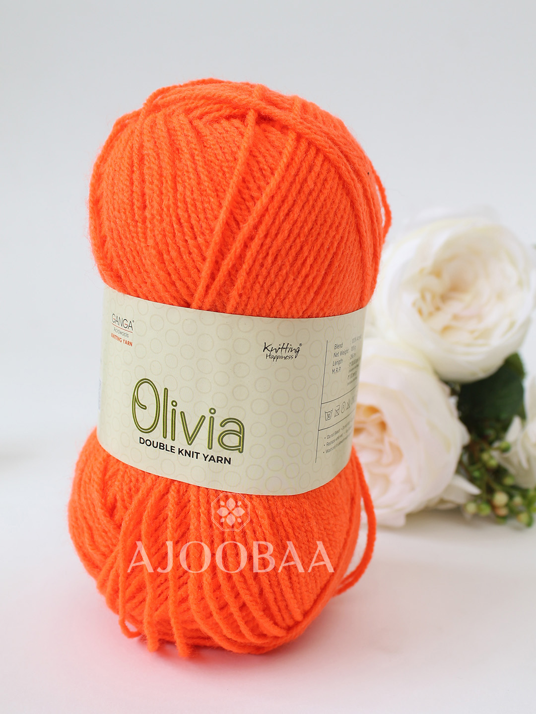 Ganga Olivia 100 grams - Shade OLV036 - Orange