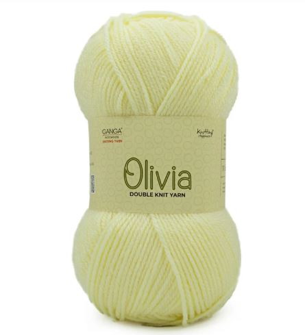 Ganga Olivia 100 grams - Shade OLV020 - Butter