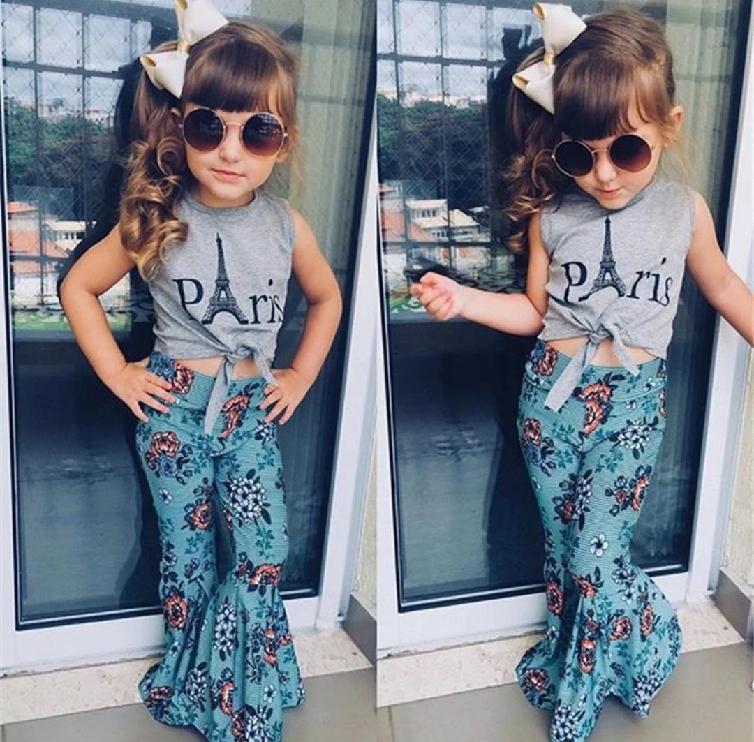 Paris Print Palazzo Set