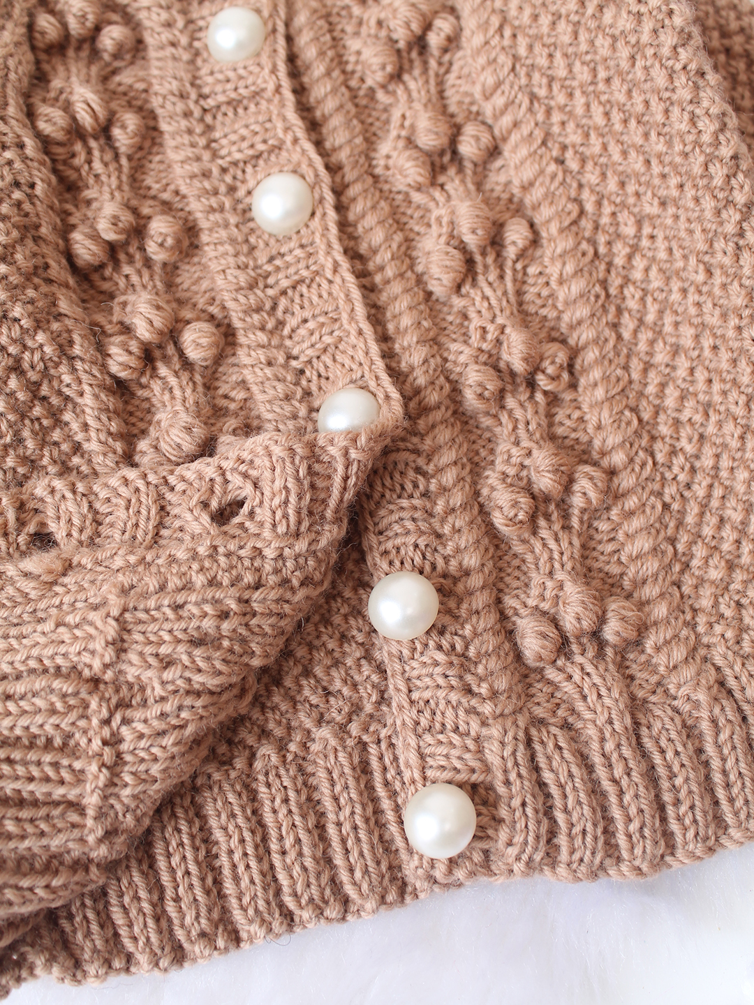 Merino Pure Wool Sweater - Beige