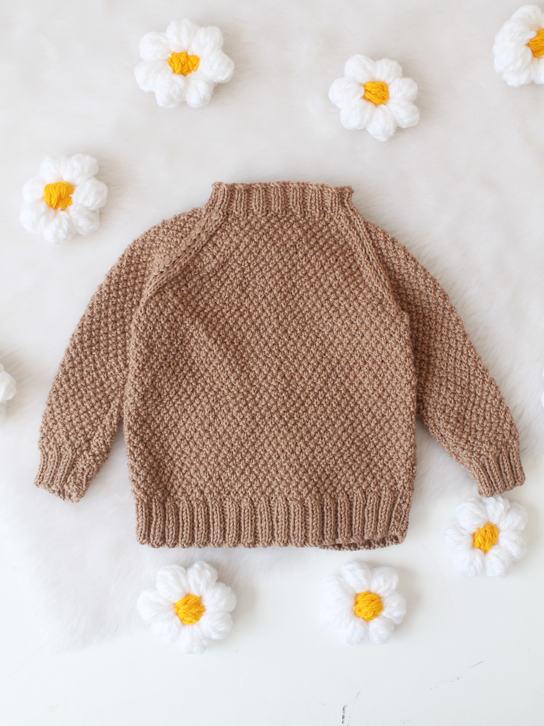 Merino Pure Wool Sweater - Beige