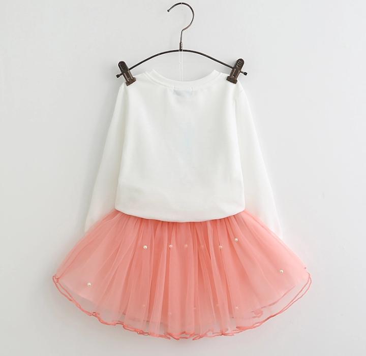 Pearl Embellished Skirt Set