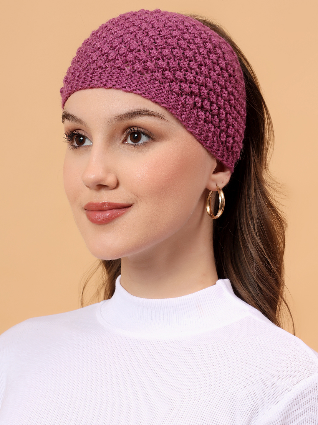 Merino Sustainable Headband - Purple