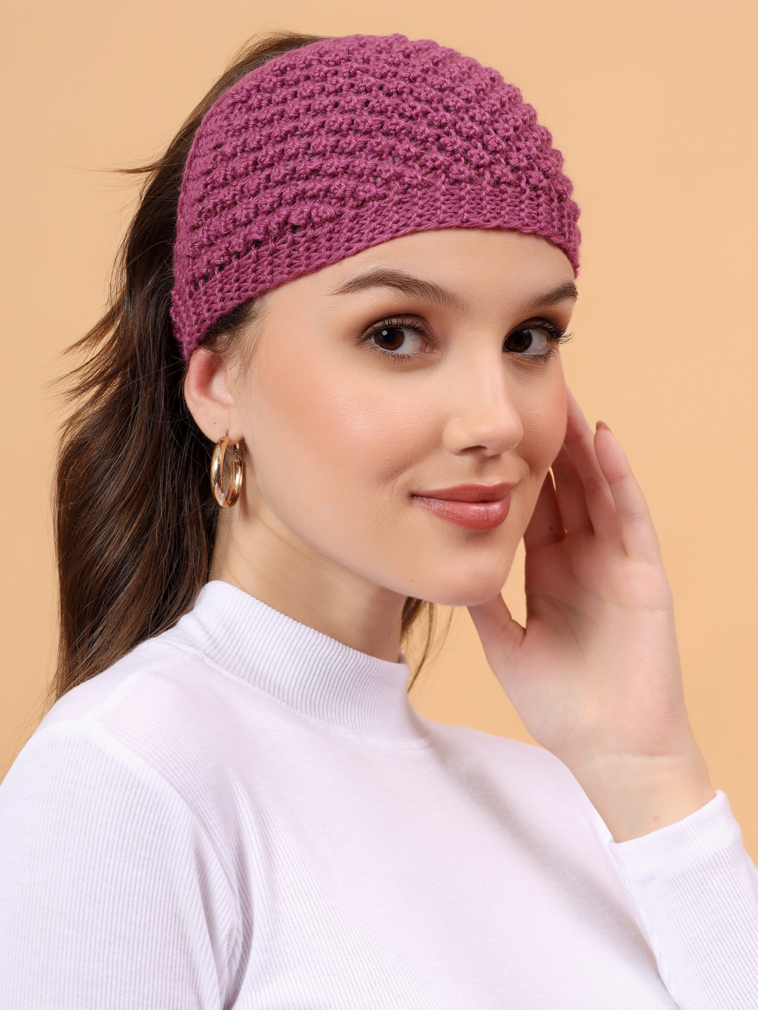 Merino Sustainable Headband - Purple