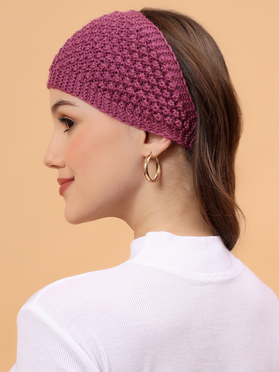 Merino Sustainable Headband - Purple